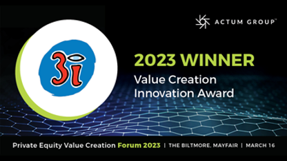 3i wins Value Creation Innovation Award