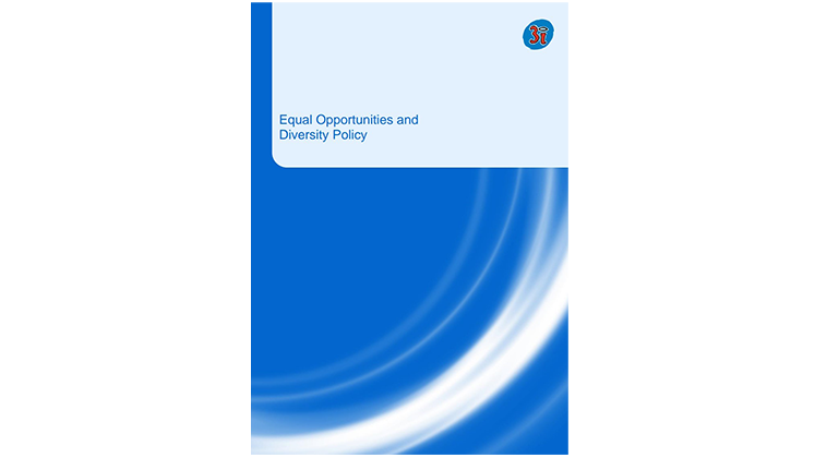 Equal Opportunities And Diversity Policy Front Cover